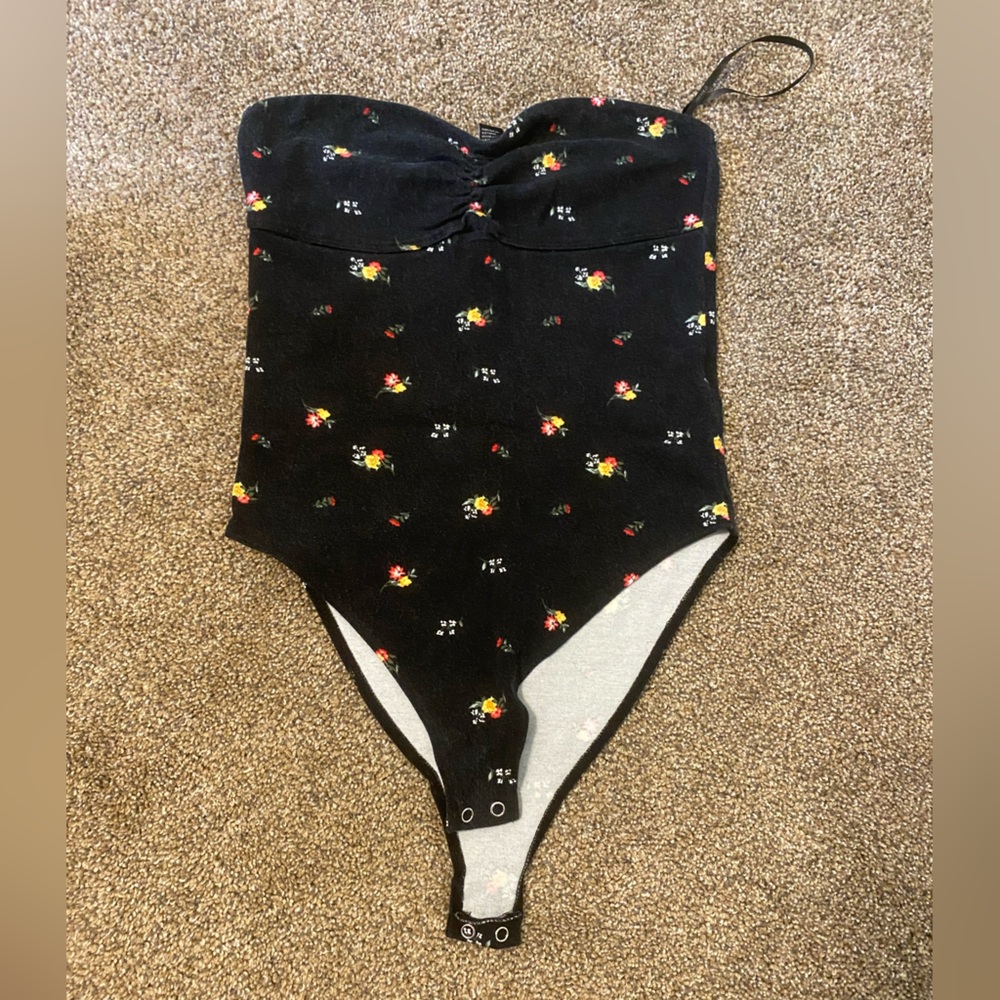 Strapless Tube Top Body Suit forever 21